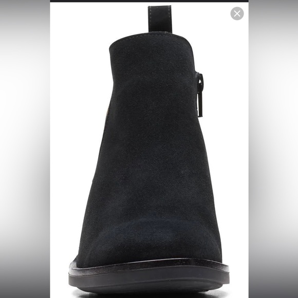 Clarks Women’s Memi Zip Leopard size 7.5 suede ankle boots new never worn - Picture 3 of 14